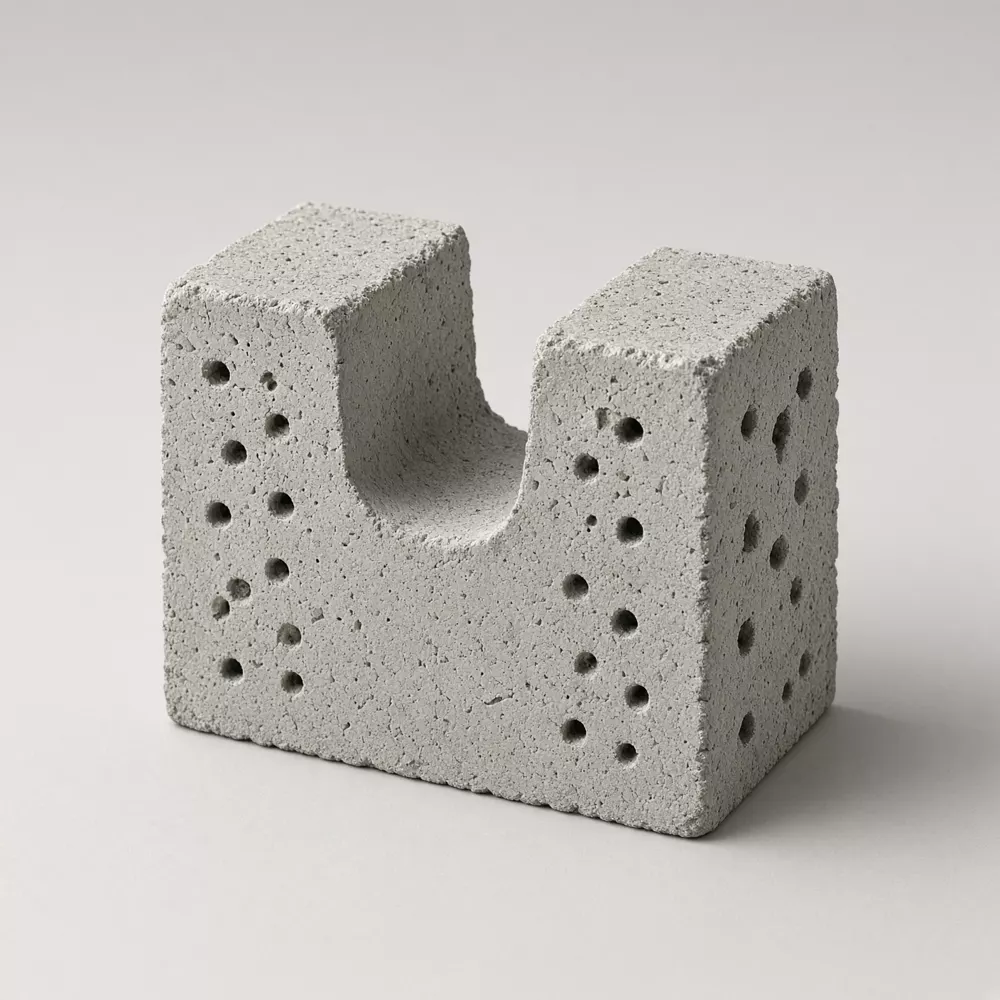 CUTS50, Cale en U treillis standard, cale en béton fibré